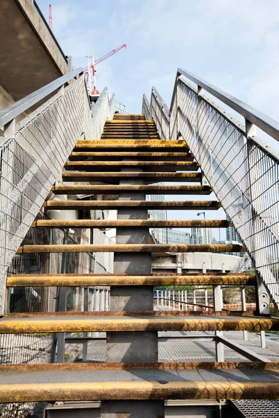 Stairs at construction site — Stock Photo, Image