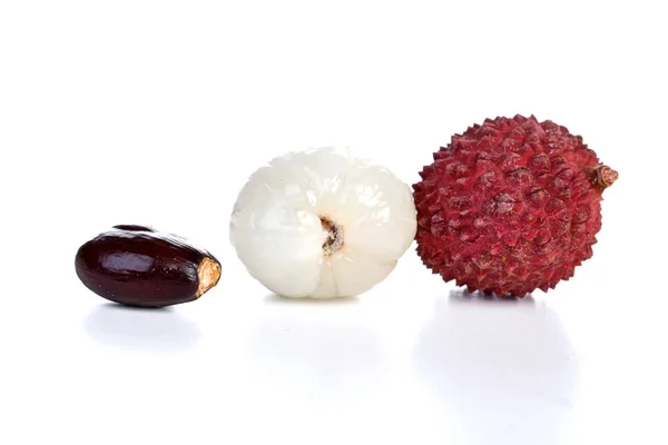 Verse rijpe litchis — Stockfoto