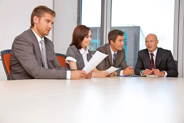 Affärsgruppsmöte — Stockfoto