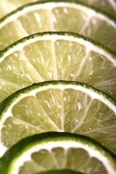 Lime slices background — Stock Photo, Image