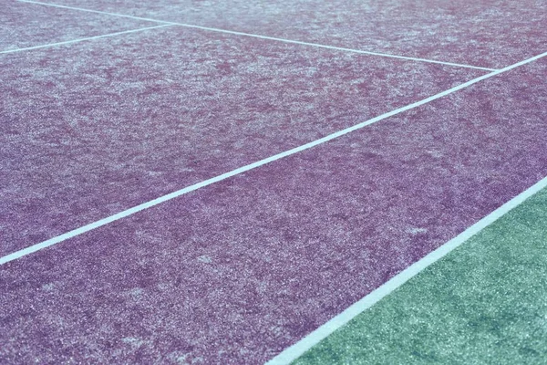 테니스 코트의 클로즈업 — 스톡 사진