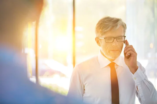 Life Business People Office Lens Flare Background — Stock Photo, Image