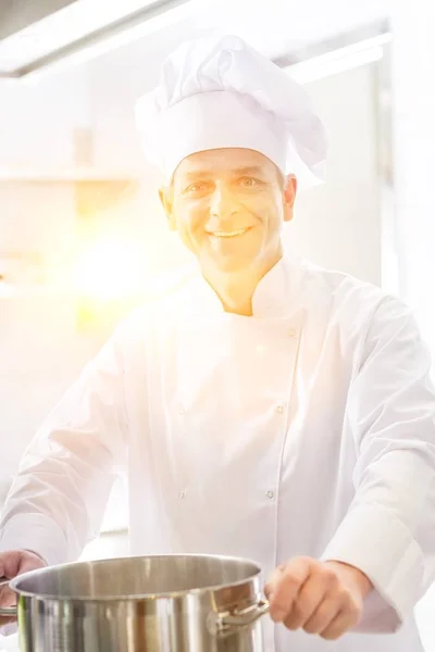 Portrait Chef Cuisinier Expérimenté — Photo
