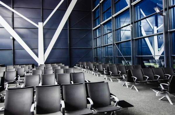 Foto Porta Embarque Vazia Aeroporto — Fotografia de Stock