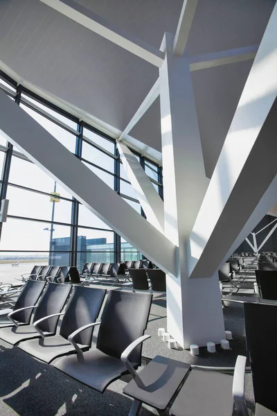 Foto Von Leerem Boarding Gate Flughafen — Stockfoto