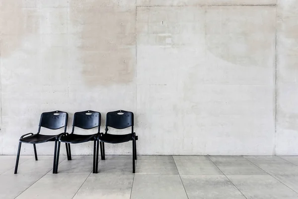 Photo Chaises Dans Couloir École — Photo