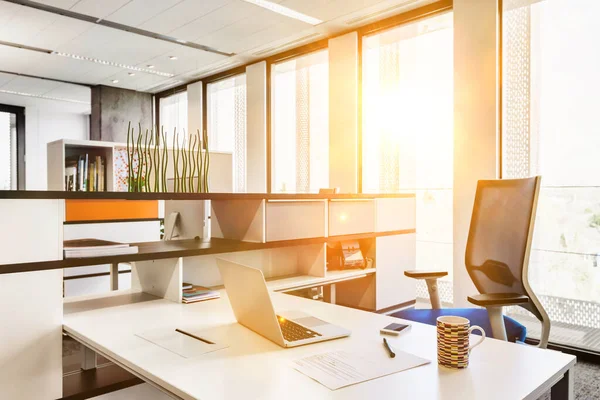 Stühle Und Tische Modernen Büro — Stockfoto