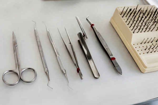 Clinique Dentaire Instruments Dentaires — Photo