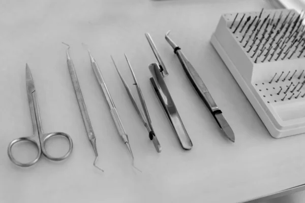 Clinique Dentaire Instruments Dentaires — Photo