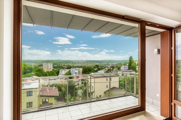 Fensterblick Die Wohnung — Stockfoto