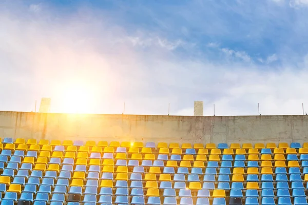 Foto Dos Assentos Estádio — Fotografia de Stock