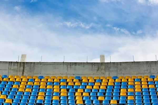 Foto Dos Assentos Estádio — Fotografia de Stock
