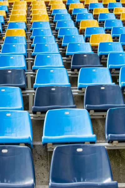 Foto Dos Assentos Estádio — Fotografia de Stock