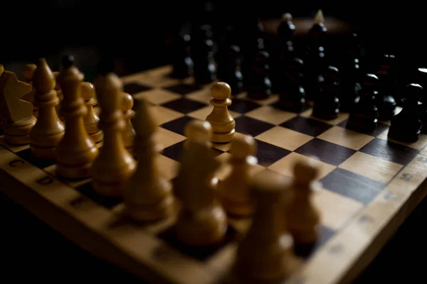 Chess Logic Board Game Special Pieces Cell Board Two Opponents — Stock Photo, Image