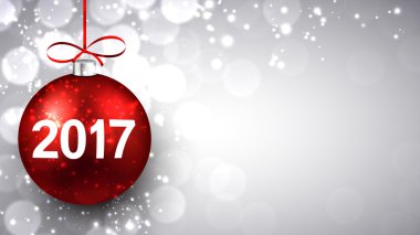 2017 yeni yıl arka plan ile önemsiz şey.