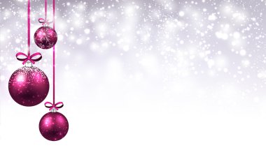 Noel topları ile yeni yıl arka plan.