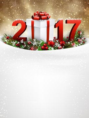 2017 yeni yıl arka plan ile gifs. 