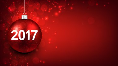2017 yeni yıl arka plan ile önemsiz şey.