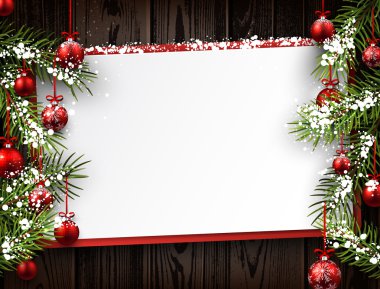 Noel topları ile yeni yıl arka plan.