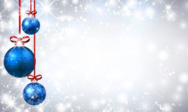 Noel topları ile yeni yıl arka plan.