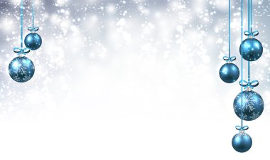 Noel topları ile yeni yıl arka plan.