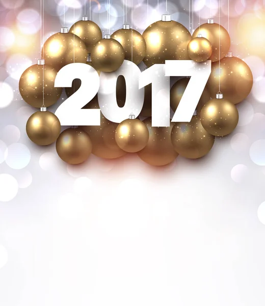 Hermosa textura de año nuevo 2017 — Archivo Imágenes Vectoriales