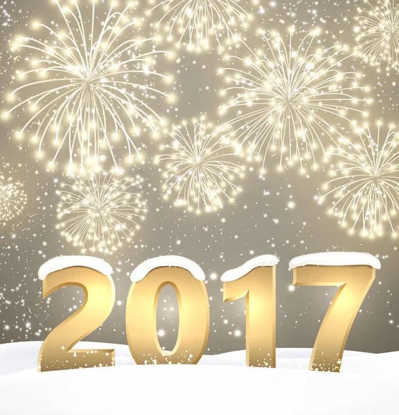 Festive 2017 New Year texture — Stock Vector