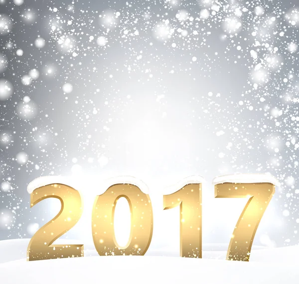 Slavnostní novoroční textura 2017 — Stockový vektor