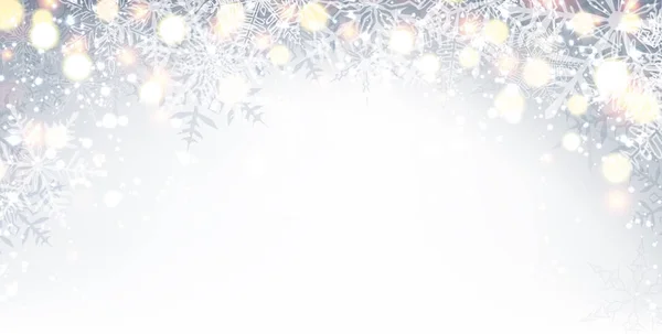 Progettazione di fiocco di neve di Natale — Vettoriale Stock