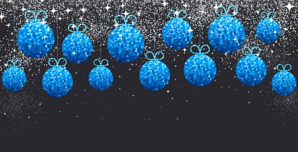 Красивые рождественские шары — стоковый вектор