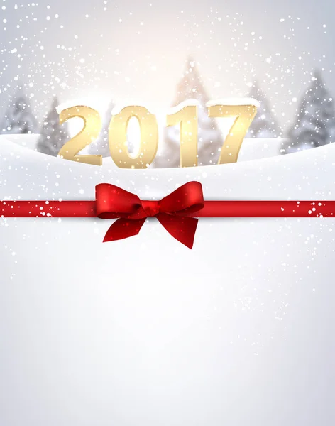 2017 nouvelle année fond — Image vectorielle