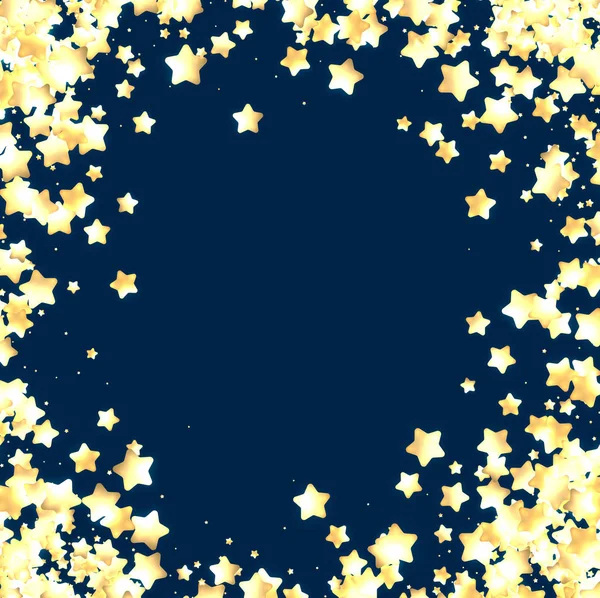 Blauer festlicher Hintergrund mit Sternen. — Stockvektor