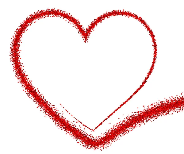 Sevgililer günü kalp tebrik kartı