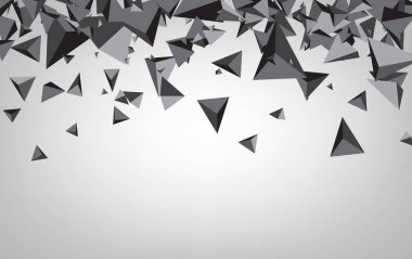 gri trigons arka plan