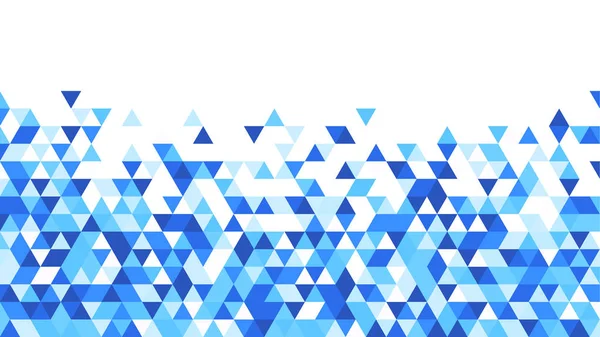 Triângulos gráficos azuis — Vetor de Stock