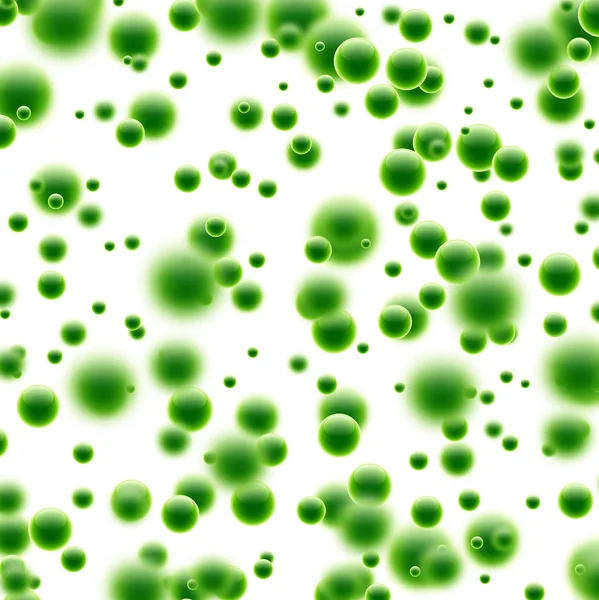 Абстрактные зелёные пузыри — стоковый вектор