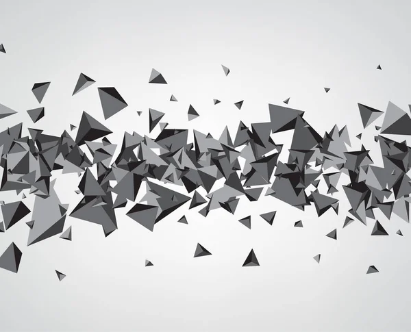 Fond trigons gris — Image vectorielle
