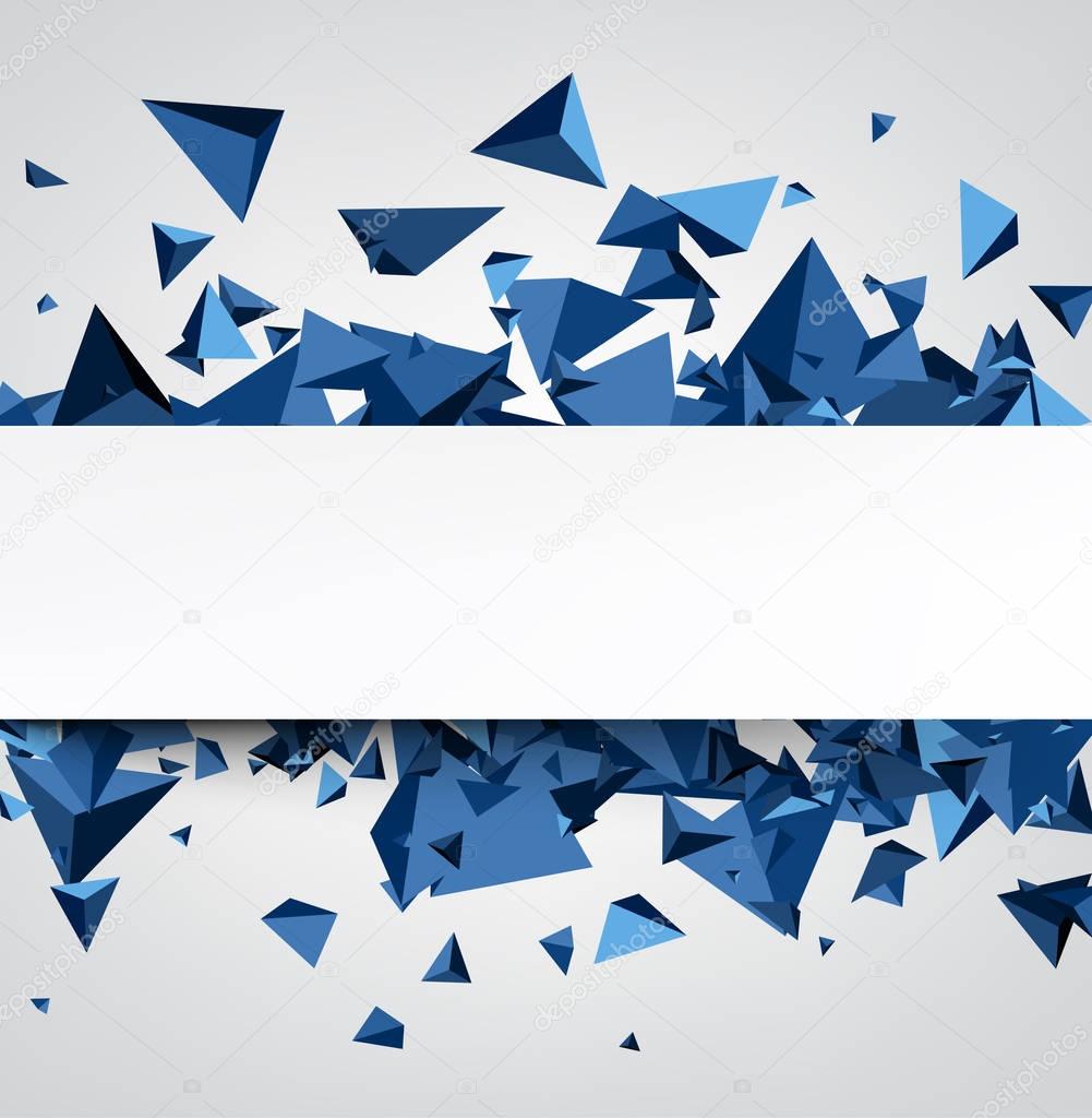blue trigons background