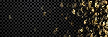 euro işaretleri ile banner.