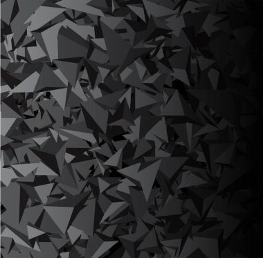 Gray texture with 3d triangles clipart