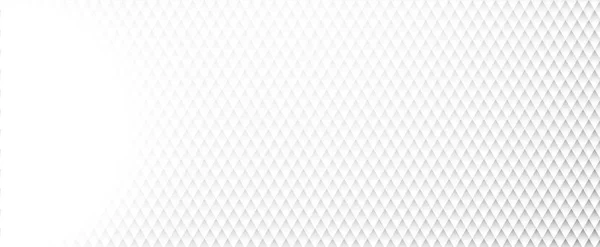 Banner blanco con patrón rombo — Vector de stock