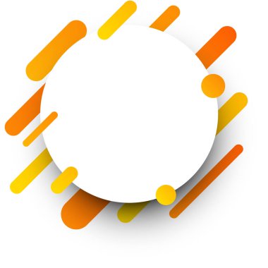 desen teknik inceleme ve turuncu şeritler ile