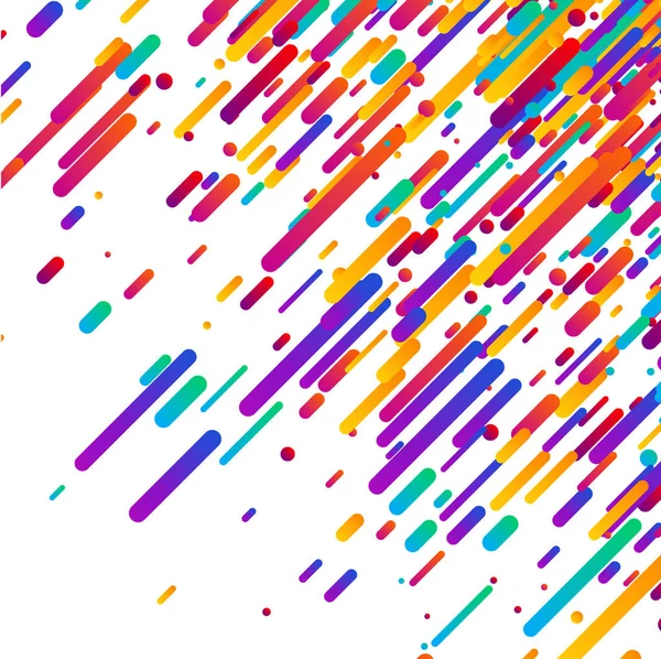 Modèle avec bandes colorées — Image vectorielle