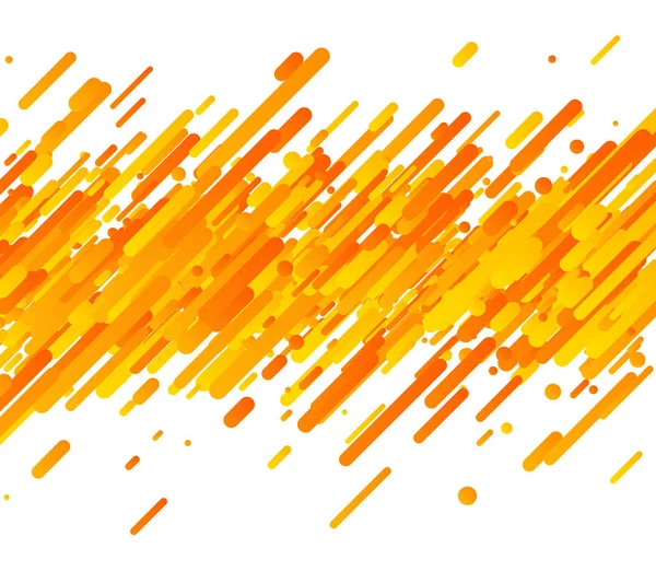 Vorlage mit orangefarbenen Streifen — Stockvektor