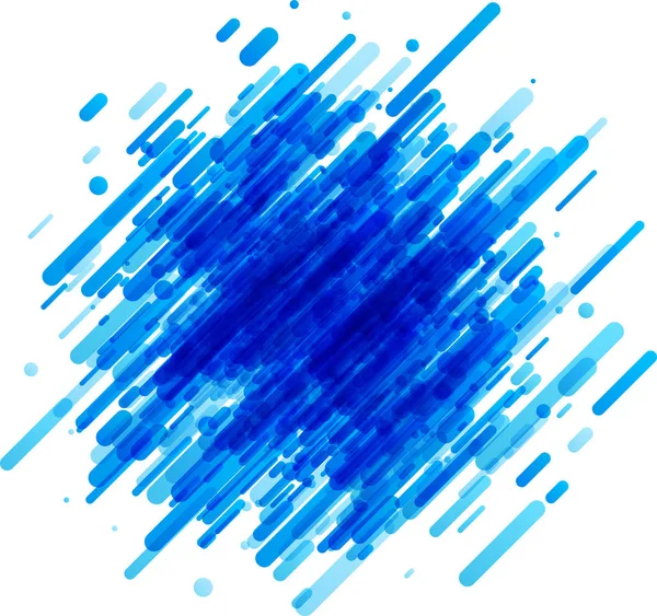 Mall med blå band — Stock vektor