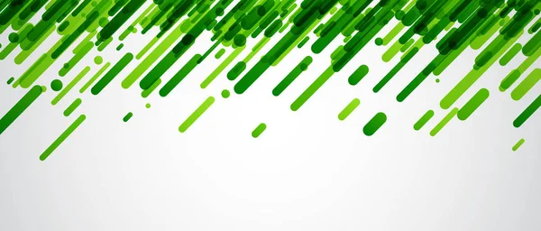 Banner verde brillante — Vector de stock