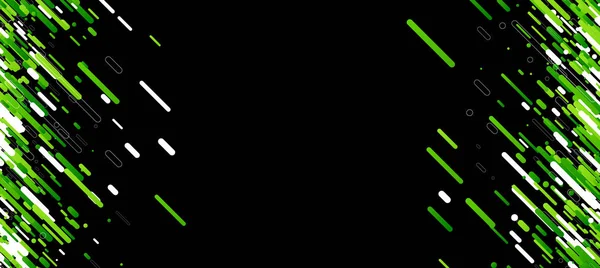 Helder groene banner — Stockvector