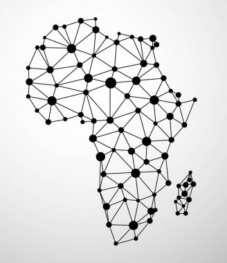 soyut Afrika Haritası