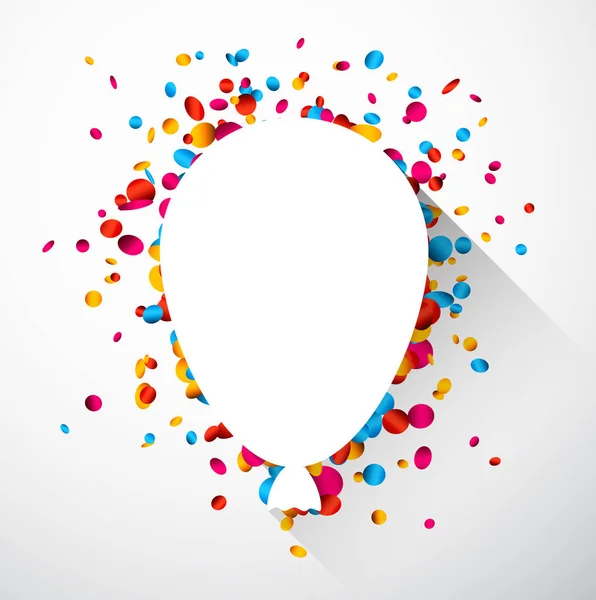 Confettis brillants colorés — Image vectorielle