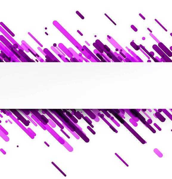 Bright lilac banner — Stock Vector